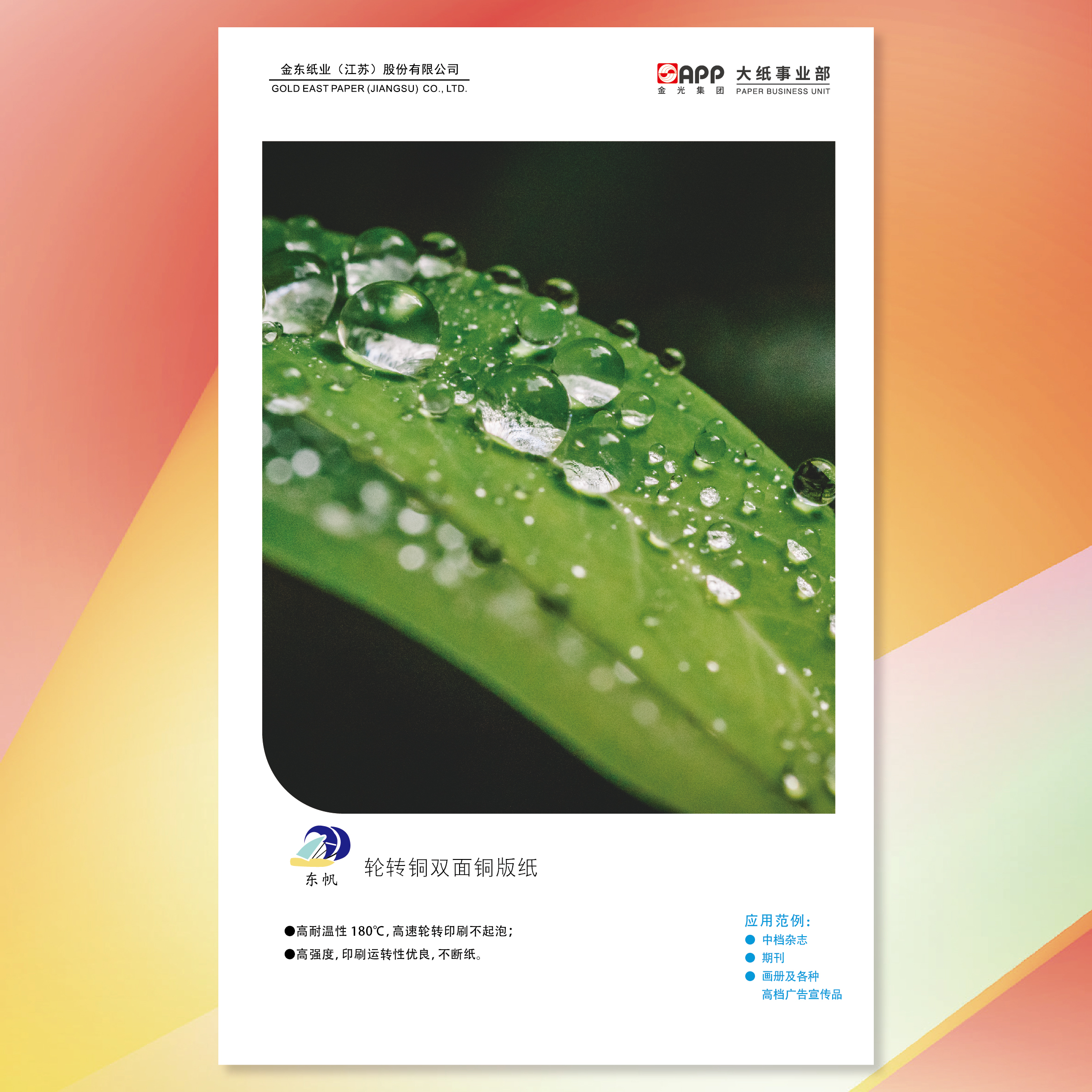 【雙銅紙】東帆輪轉(zhuǎn)銅雙面銅版紙